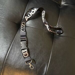 Audi Black Lanyard Key Holder